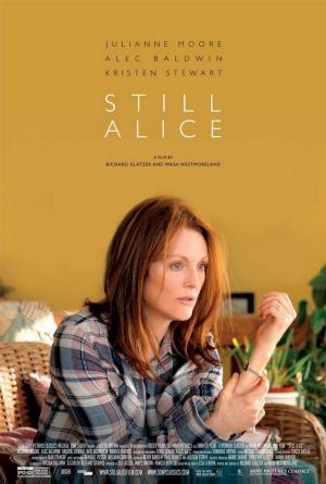 Afiche de la película, donde se ve a la protagonista en su casa. 